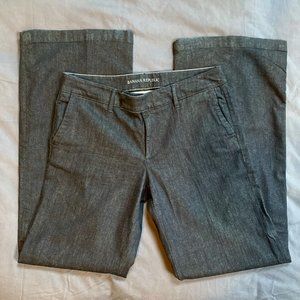 EUC 2011 Banana Republic Wide Leg Stretch Fall Winter Weight Denim Blue Jeans